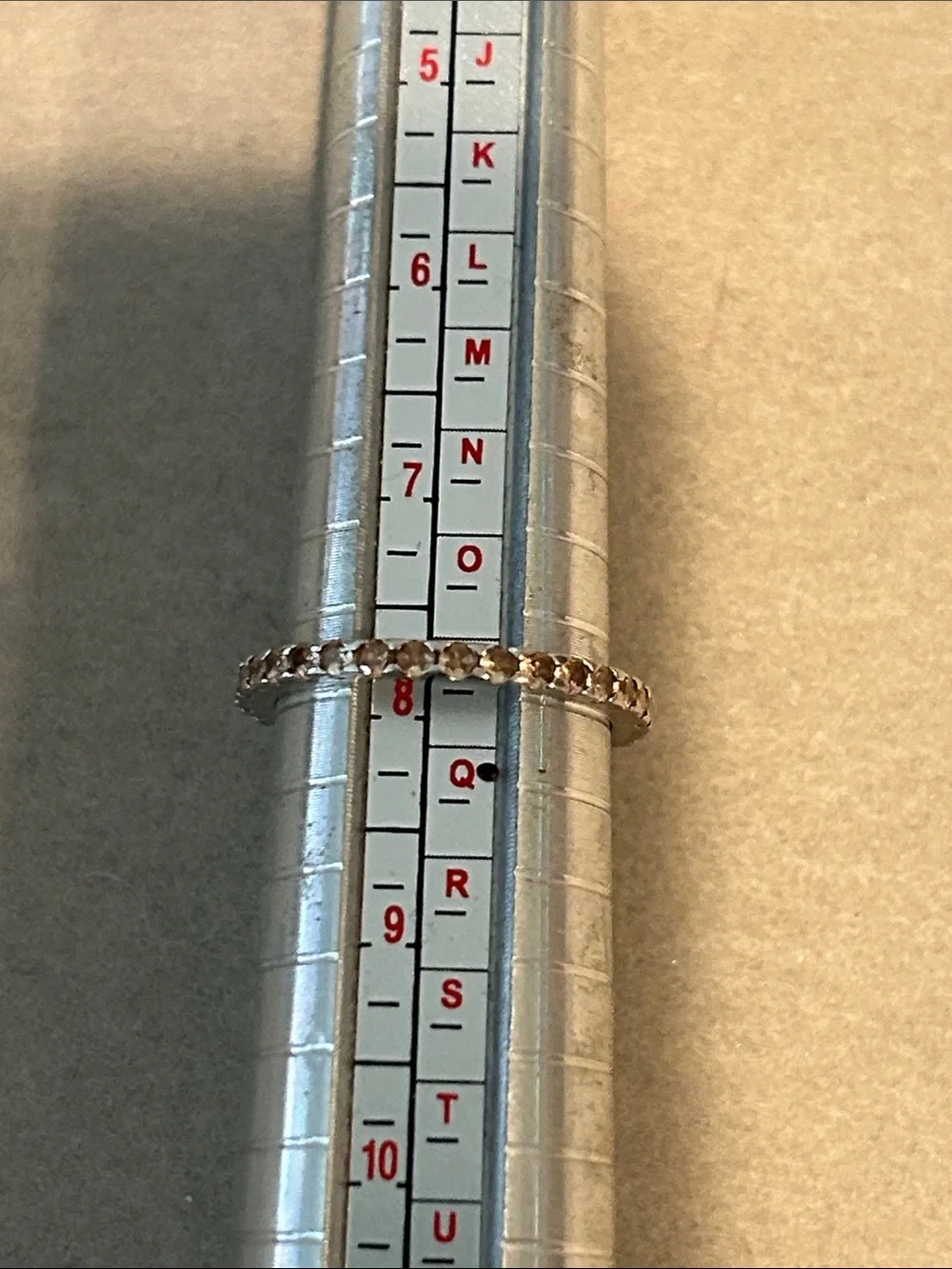 Sparkling Silver Crystal Eternity Ring - Women Jewelry